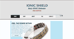 Desktop Screenshot of ionic-shield.com